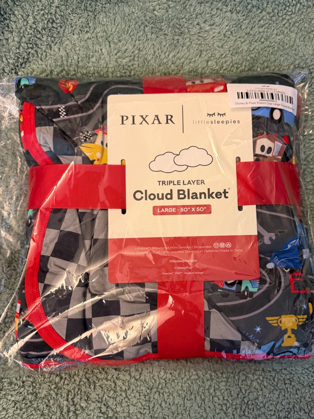 Little Sleepies Cars Cloud Blanket